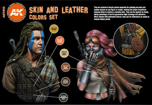 AK Interactive AK11613 3G SKIN AND LEATHER COLORS SET – zdjęcie 3