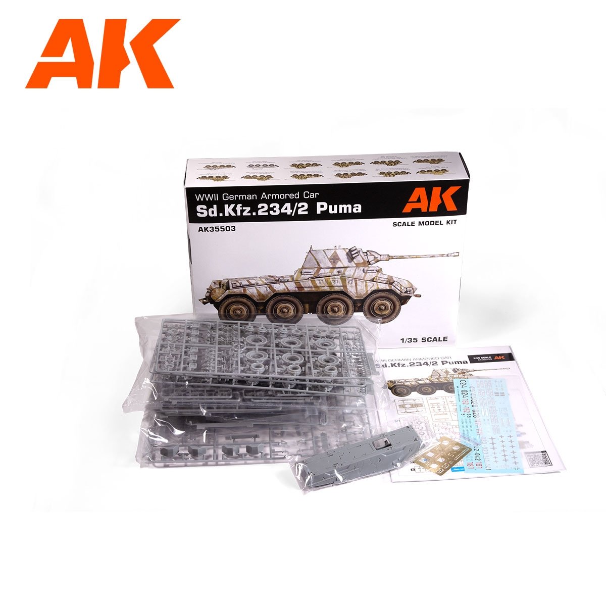 AK Interactive AK35503 SD.KFZ.234/2 PUMA 1/35 – zdjęcie 3