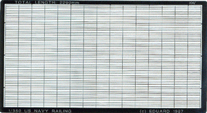 Eduard 99005 US Navy Railing 1/700