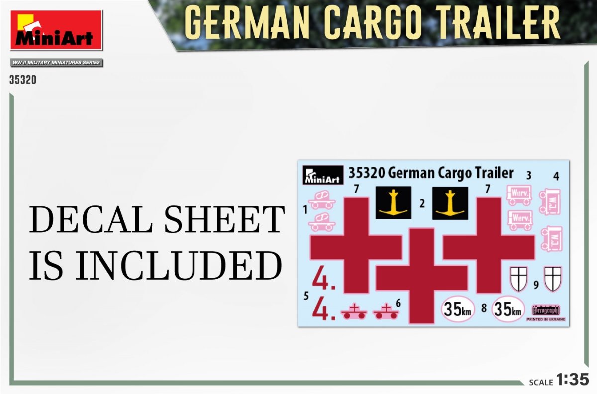 MiniArt 35320 GERMAN CARGO TRAILER 1/35 – zdjęcie 2