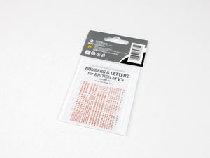 Red Fox Studio QS-35016 Numbers and Letters for British AFV&amp;#39;s vol.01 1/35 – zdjęcie 2