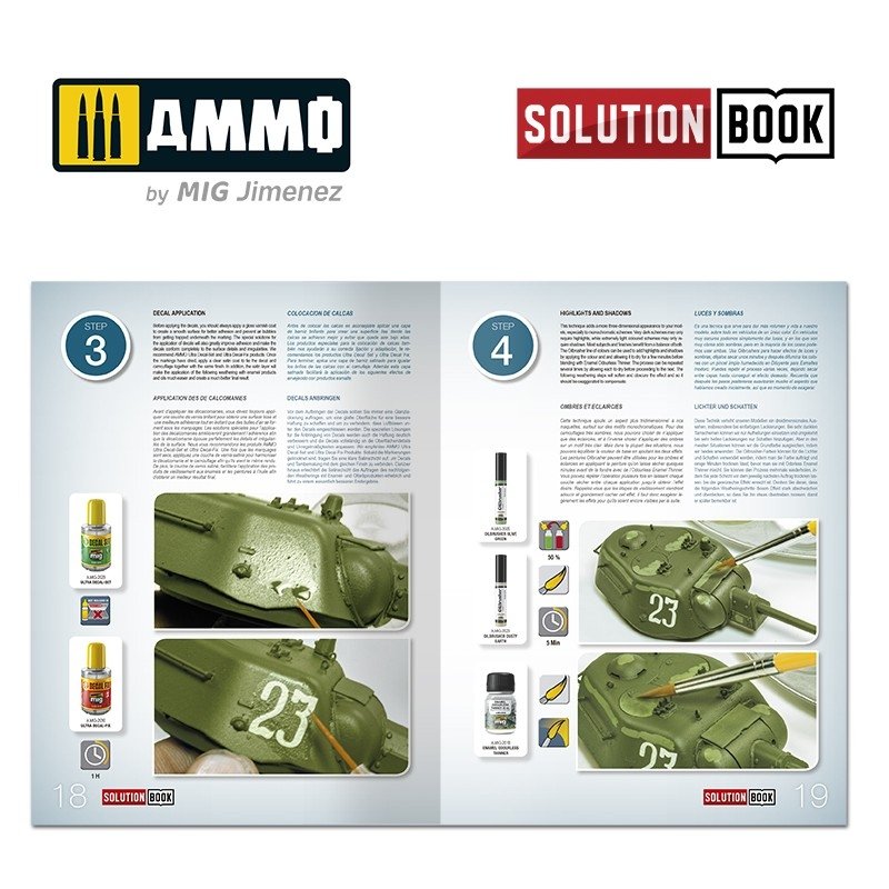 AMMO of Mig Jimenez 7900 Solution Box MINI - 4BO Green Vehicles – zdjęcie 6