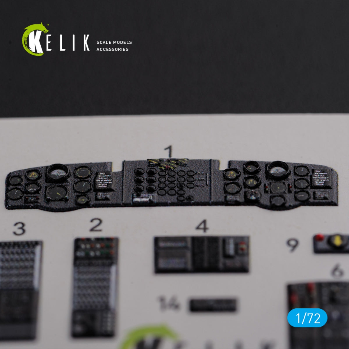 KELIK K72103 CH-47A interior 3D decals for Trumpeter kit 1/72 – zdjęcie 2