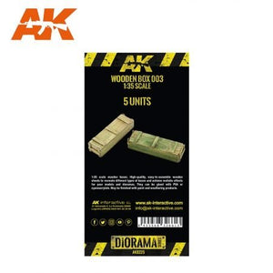 AK Interactive AK8225 LASER CUT WOODEN BOX 003 (5 UNITS) – zdjęcie 3