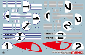 Meng Model RS-002 Ford GT40 Mk.II&amp;#39;66 1/12 – image 11