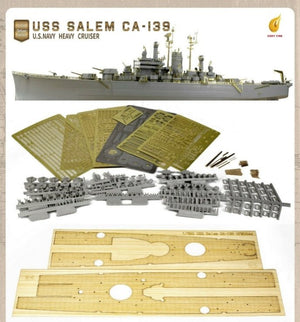 Very Fire VF350919DX USS Salem CA-139 Deluxe Kit 1/350 – zdjęcie 2