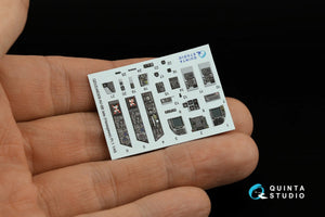 Quinta Studio QDS-48309 AV-8B Late 3D-Printed &amp;amp; coloured Interior on decal paper (Hasegawa) (Small version) 1/48 – zdjęcie 4