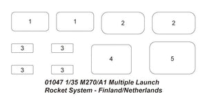 Trumpeter 01047 M270/A1 Multiple Launch Rocket System Finland/Netherlands 1/35 – zdjęcie 11