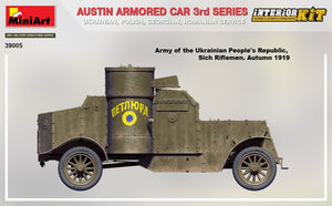 MiniArt 39005 AUSTIN ARMORED CAR 3rd SERIES: UKRAINIAN, POLISH, GEORGIAN, ROMANIAN SERVICE. INTERIOR KIT 1/35 – zdjęcie 9