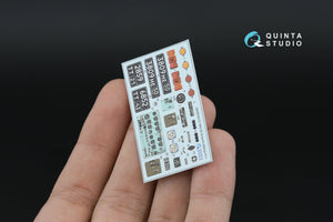 Quinta Studio QDS-35131 BM-30 Smerch 3D-Printed &amp;amp; coloured Interior on decal paper (Meng) (Small version) 1/35 – zdjęcie 4