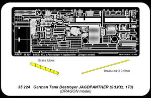 Aber 35224 German tank destroyer Jagdpanther Sd. Kfz.173 1/35 – Bild 5