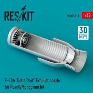 RESKIT RSU48-0313 F-106 &amp;quot;DELTA DART&amp;quot; EXHAUST NOZZLE FOR REVELL/MONOGRAM KIT 1/48 – image 2