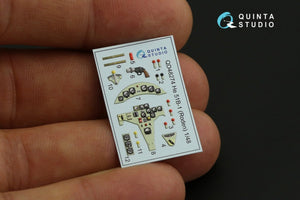 Quinta Studio QD48274 He 51B 3D-Printed &amp;amp; coloured Interior on decal paper (Roden) 1/48 – zdjęcie 4