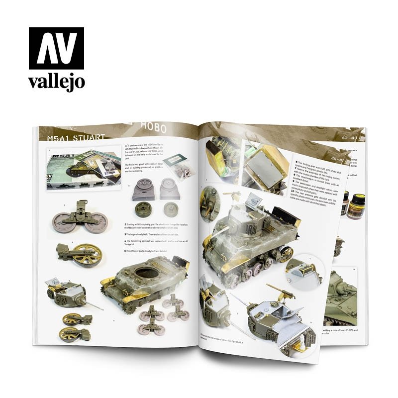 Vallejo 75019 WWII US ARMY in Europe and the Pacific - ENGLISH/SPANISH – zdjęcie 3