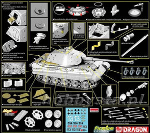 Dragon 6312 Sd.Kfz 182 KINGTIGER PORSCHE 1/35 – zdjęcie 2