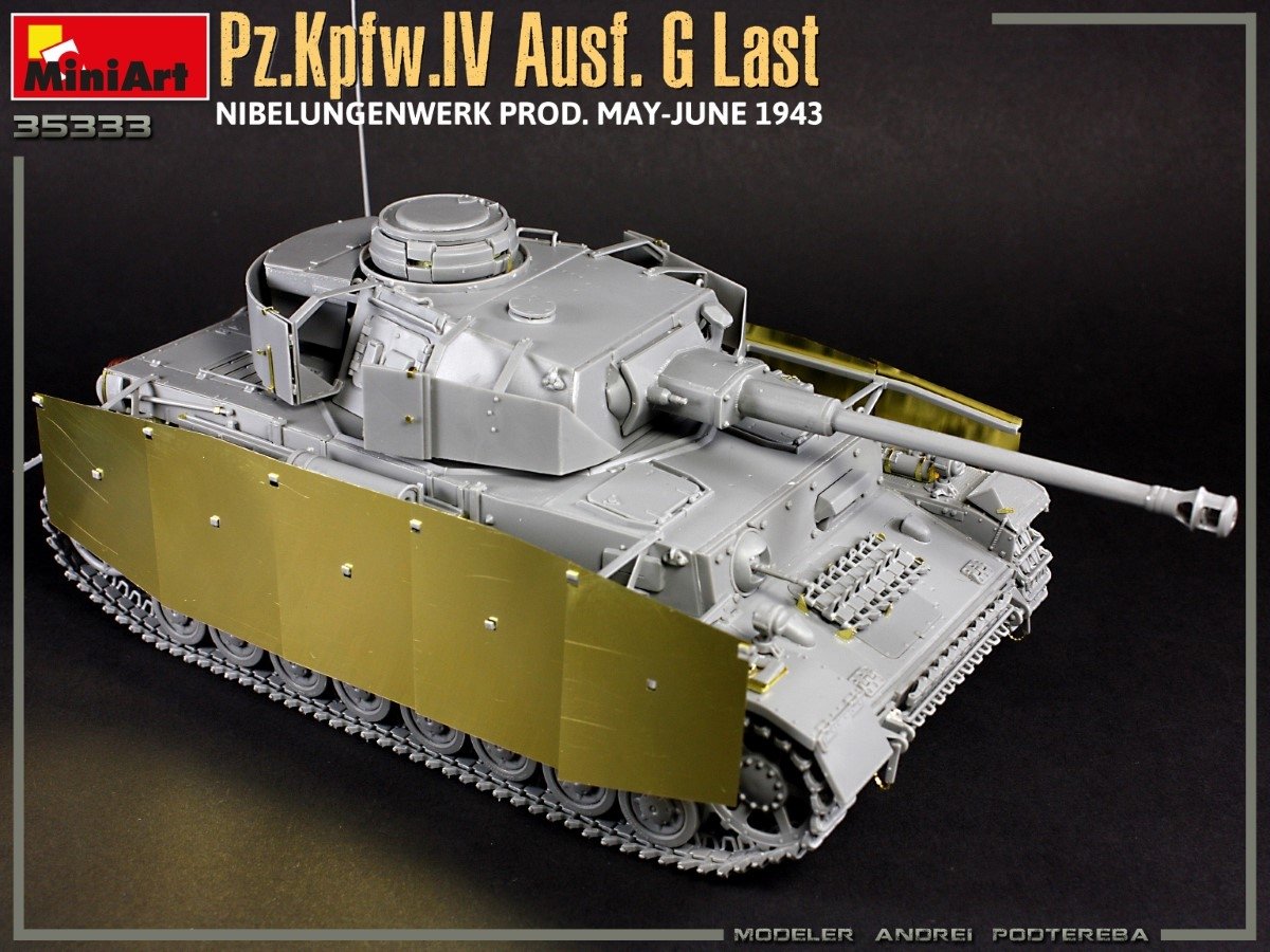 MiniArt 35333 Pz.Kpfw.IV Ausf. G Last/Ausf. H Early. NIBELUNGENWERK PROD. MAY-JUNE 1943. 2 IN 1 INTERIOR KIT 1/35 – zdjęcie 5