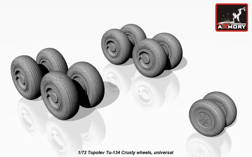 Armory Models AW72042 Tupolev Tu-134 Crusty wheels 1/72 – zdjęcie 3