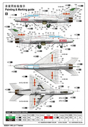 Trumpeter 02824 JJ-7 Trainer 1/48 – zdjęcie 4