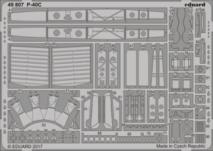 Eduard 49807 P-40C BRONCO 1/48 – zdjęcie 2