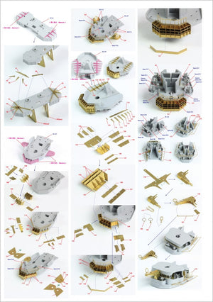 Pontos 35020F1 IJN Kongo 1944 Detail Up Set 1/350 – zdjęcie 5