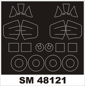 Montex SM48121 Spitfire Mk.VIII ICM 1/48