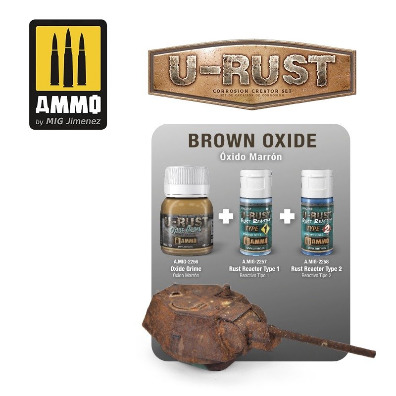 Ammo of Mig 2256 U-RUST OXIDE GRIME (40ml) – zdjęcie 2