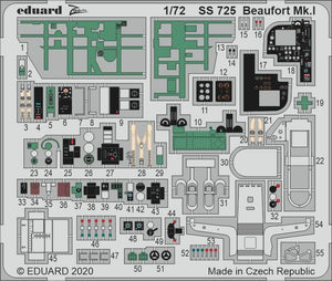 Eduard SS725 Beaufort Mk. I AIRFIX 1/72