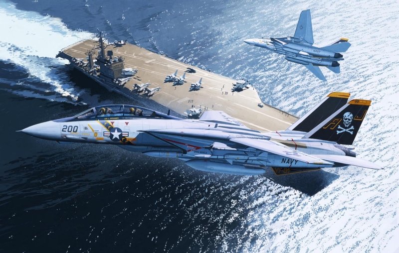 KA Models KP-72001A F-14A Tomcat "Jolly Rogers" (ex Fujimi) 1/72