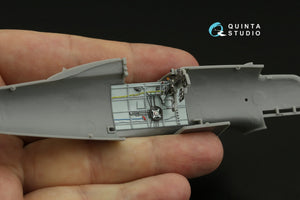 Quinta Studio QD48391 Macchi C.205 Veltro 3D-Printed &amp;amp; colored Interior on decal paper (Hasegawa/Italeri) 1/48 – image 8