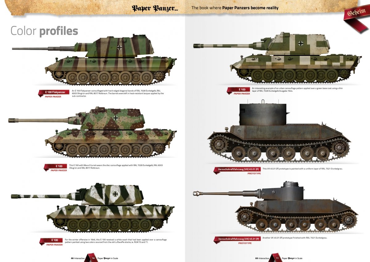 AK Interactive AK246 PAPER PANZER: PROTOTYPES &amp;amp; WHAT IF TANKS (ENGLISH) – zdjęcie 2
