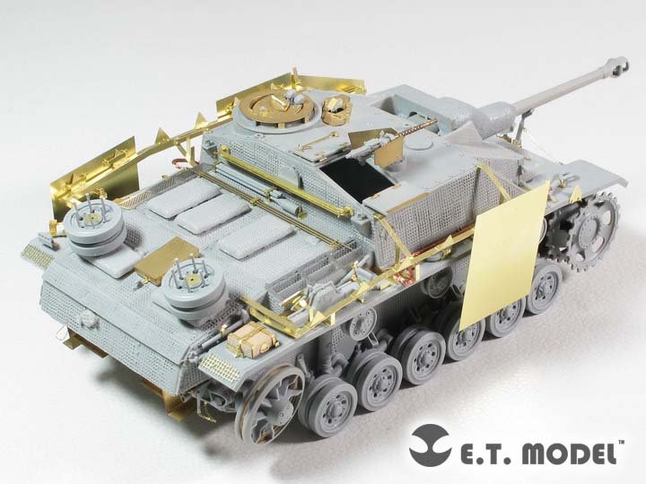 E.T. Model E35-228 WWII German StuG.III Ausf.G Schurzen（Late version）(For DRAGON Smart Kit) 1/35 – zdjęcie 3