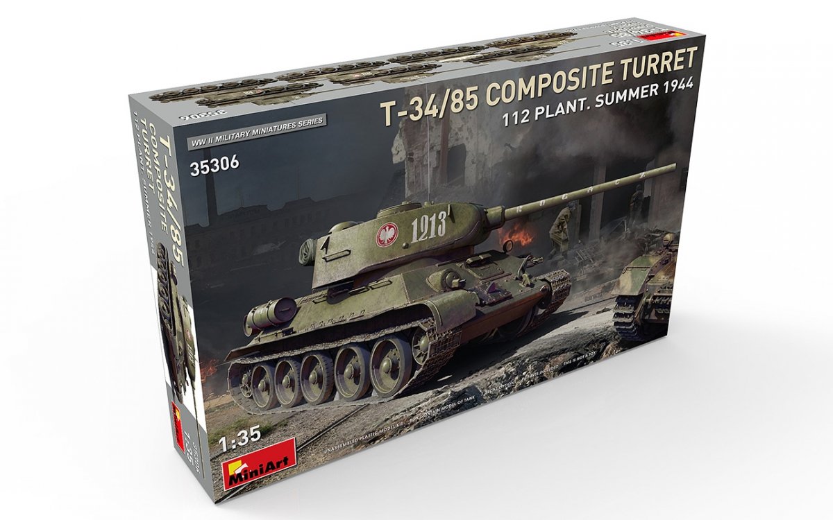 MiniArt 35306 T-34/85 COMPOSITE TURRET. 112 PLANT. SUMMER 1944 1/35 – image 2