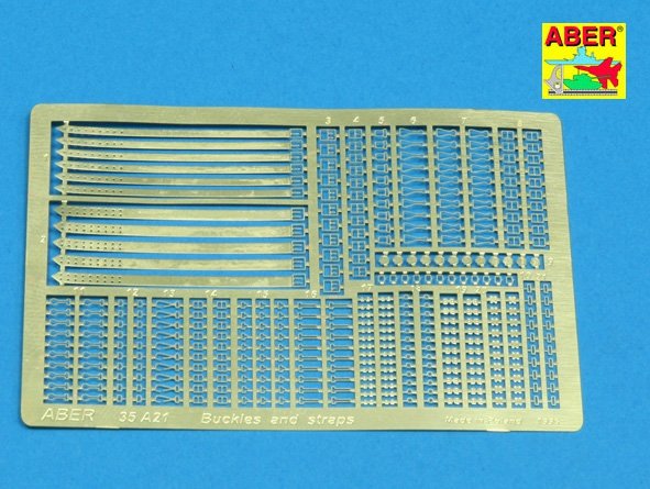 Aber 35A021 Klamerki do pasków, sprzączki 1/35