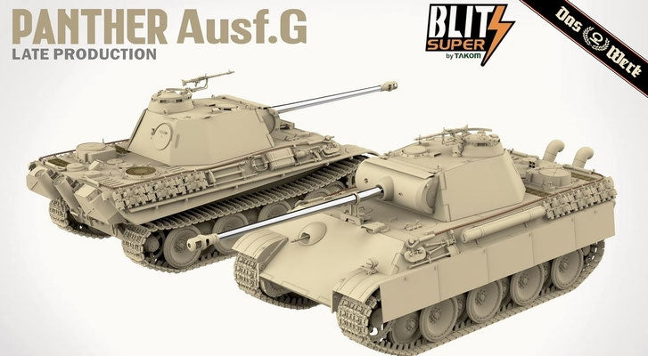 Das Werk DW35041 Panther Ausf.G Late Production SUPER BLITZ 1/35 – zdjęcie 6
