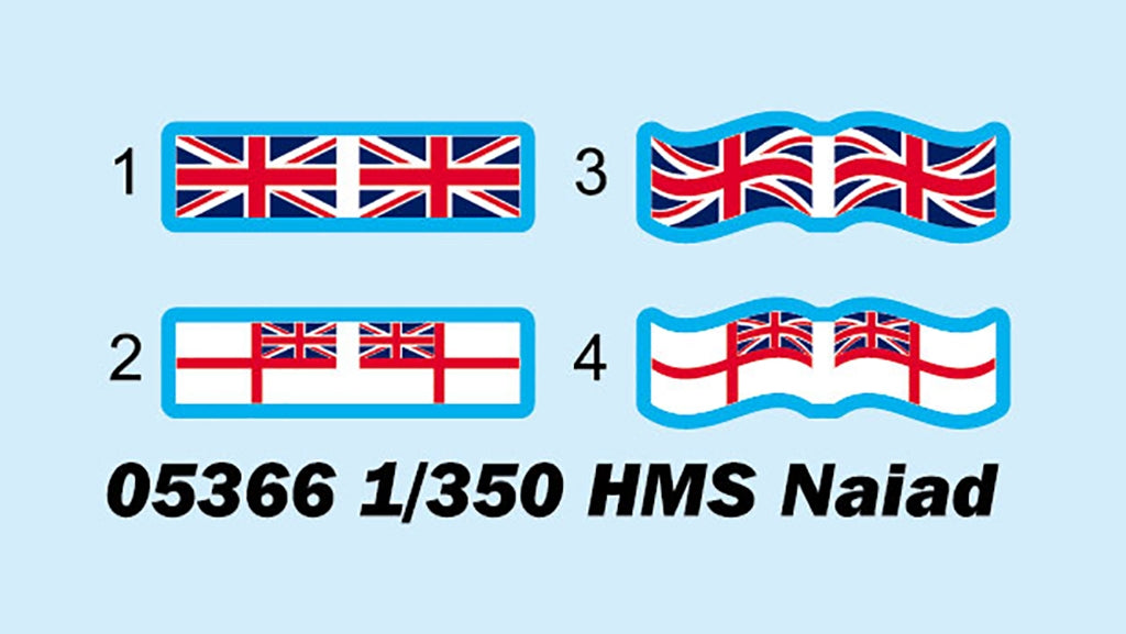 Trumpeter 05366 HMS Naiad 1/350 – zdjęcie 3