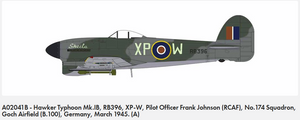 Airfix 02041B Hawker Typhoon Mk.IB 1/72 – zdjęcie 3