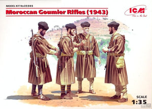 ICM 35565 Moroccan Goumier Rifles (1943) (4 figures) 1/35