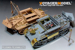 Voyager Model PE35980 WWII German Bergepanther Ausf.A (Late type,Panther G tool holders) Basic For TAKOM 2101 1/35 – imagen 16