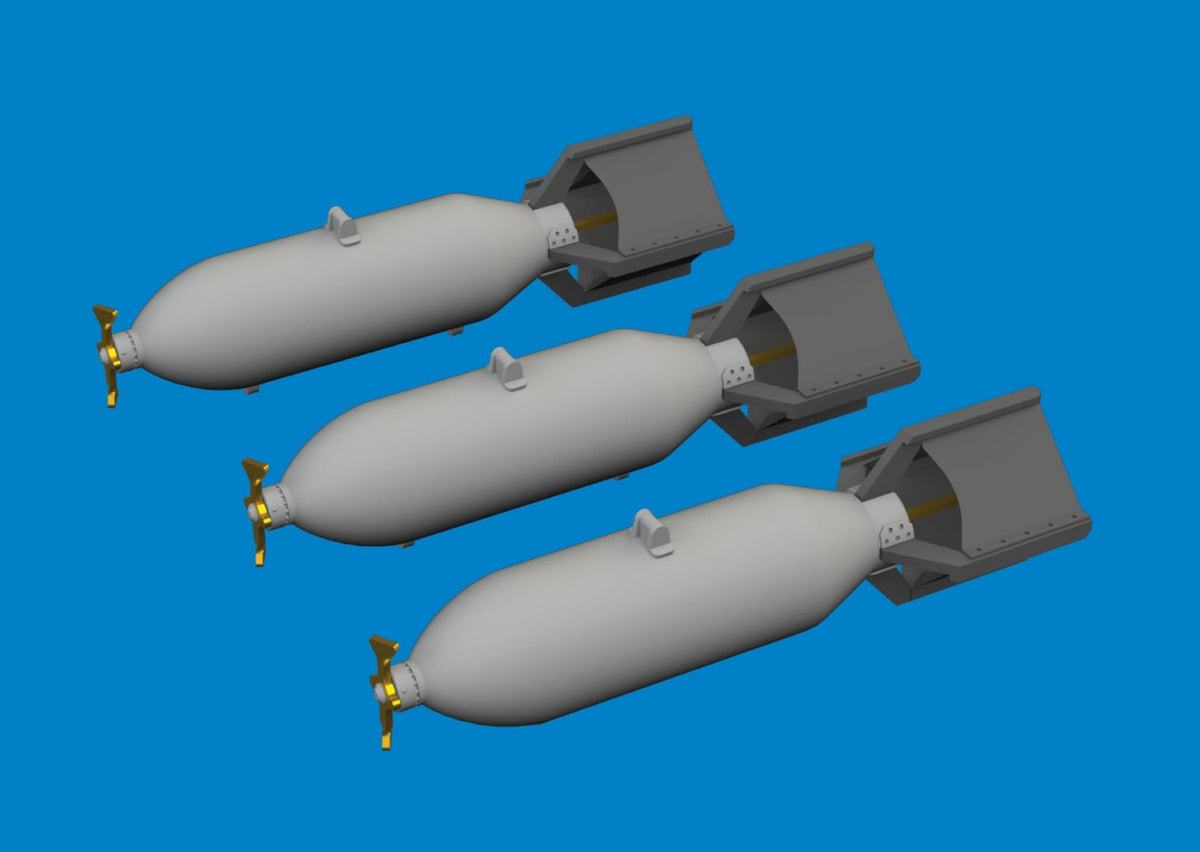 Eduard 6481083 P-40 100lb M30 US bombs PRINT EDUARD 1/48 – zdjęcie 4