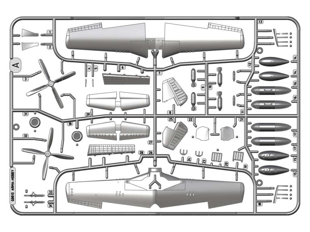 Arma Hobby 70071 P-51K Mustang 1/72