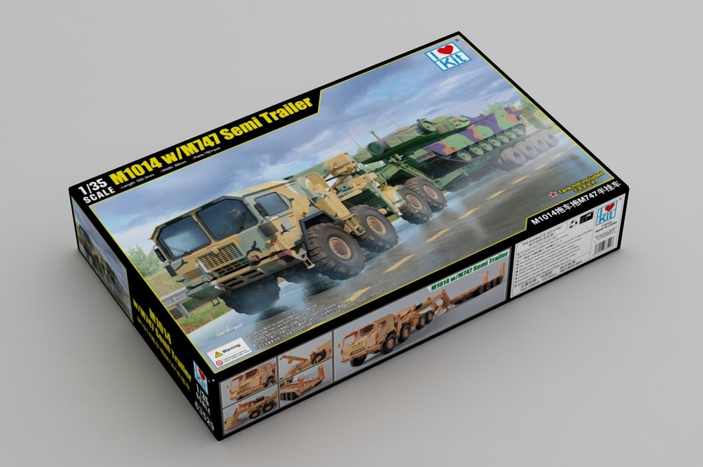 I Love Kit 63529 M1014 Trailer Towing M747 Semi-Trailer 1/35 – zdjęcie 2
