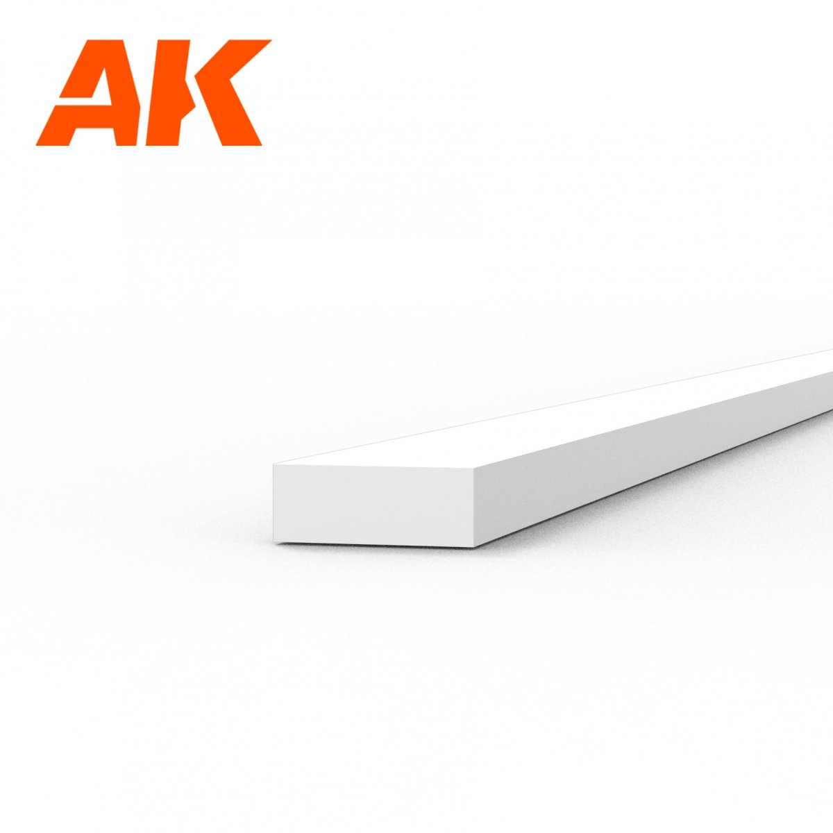 AK Interactive AK6515 STRIPS 0.75 X 2.00 X 350MM – STYRENE STRIP – (10 UNITS) – image 2