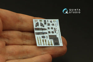 Quinta Studio QD72070 Me 410 3D-Printed &amp;amp; coloured Interior on decal paper (Italeri) 1/72 – zdjęcie 7