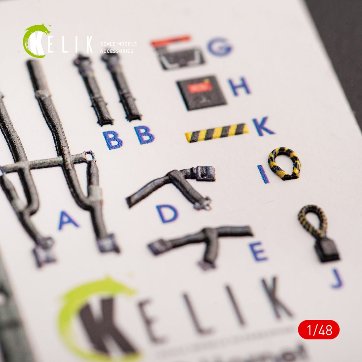 KELIK K48065 F-18C HORNET INTERIOR 3D DECALS FOR HASEGAWA KIT 1/48 – zdjęcie 4
