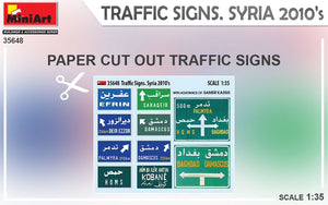 Miniart 35648 TRAFFIC SIGNS. SYRIA 2010’s 1/35 – zdjęcie 4