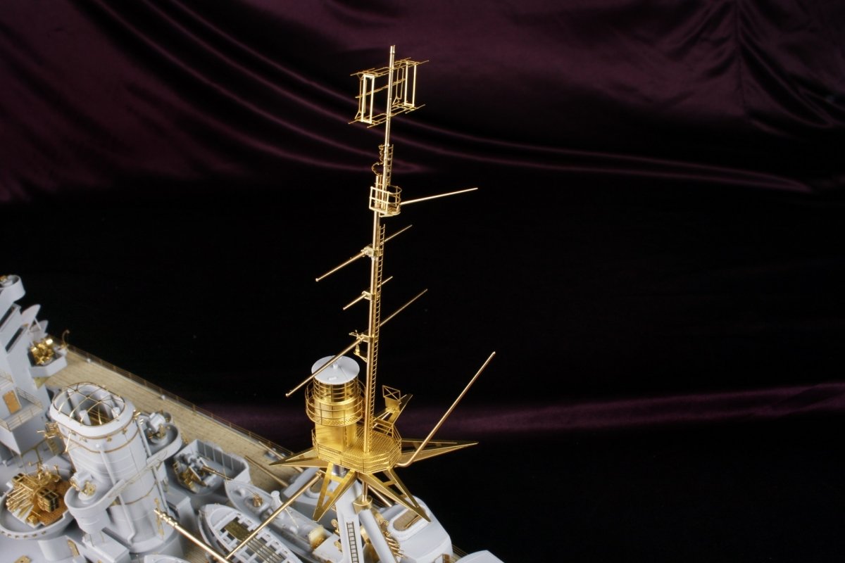 MK1 Design MS-20014 HMS RODNEY MAST&amp;amp;RADAR SET 1/200 – zdjęcie 2