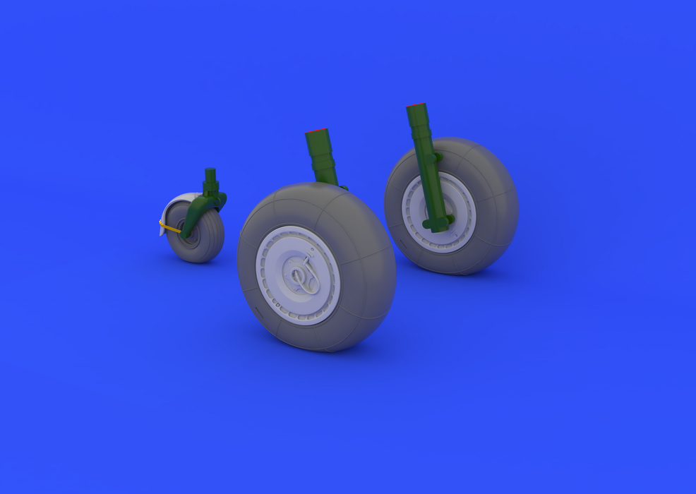 Eduard 648134 Ju 88 wheels late 1/48 (Dragon) – image 2