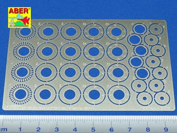 Aber 24025 Standartowe nacinane tarcze hamulcowe sr. 12mm 1/24 – zdjęcie 2
