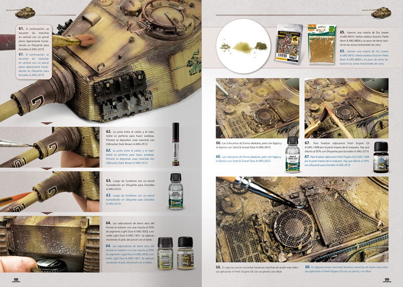 Ammo by Mig 6303 How to Paint Mid WWII German Tanks (Feb 1943 - Sep 1944) (Bilingual English &amp;amp; Spanish) – image 7