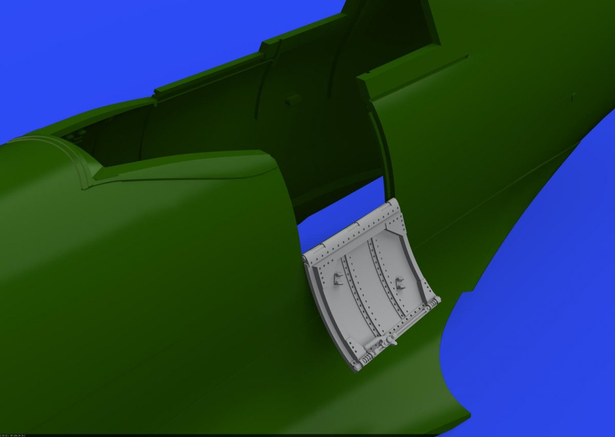 Eduard 648380 Spitfire Mk. VIII / IX cockpit door EDUARD 1/48